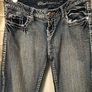 Denim asphalt jeans
